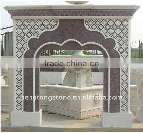 Handcarved Marble Fireplace Surround