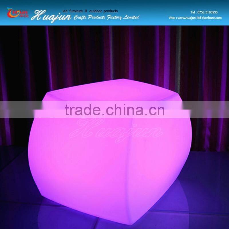new design plastic bar led stools/led lighting stools