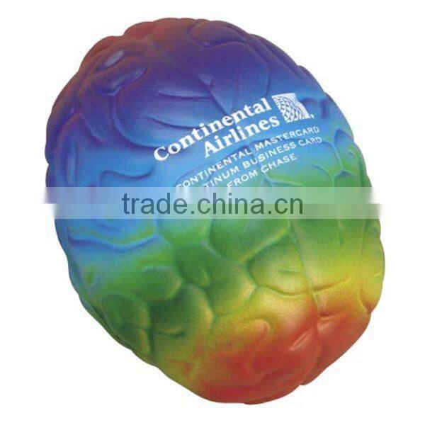 Custom logo printed pu foam keychain