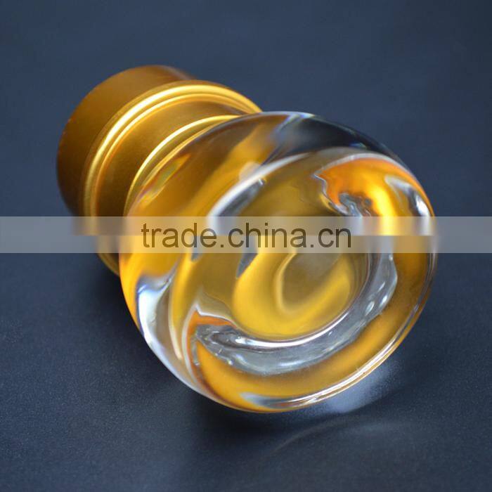 Crystal top aluminum bottle cap custom design wine bottle cap