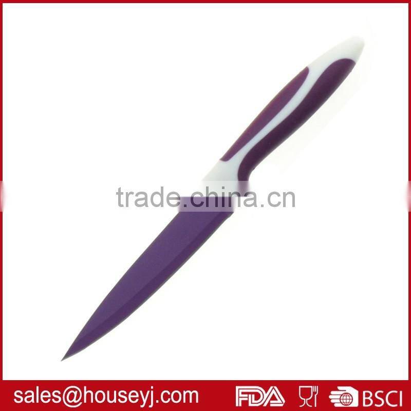 Set of 5pcs knife set non stick color kitchen knife with EVA box packing colorful kitchen utensil