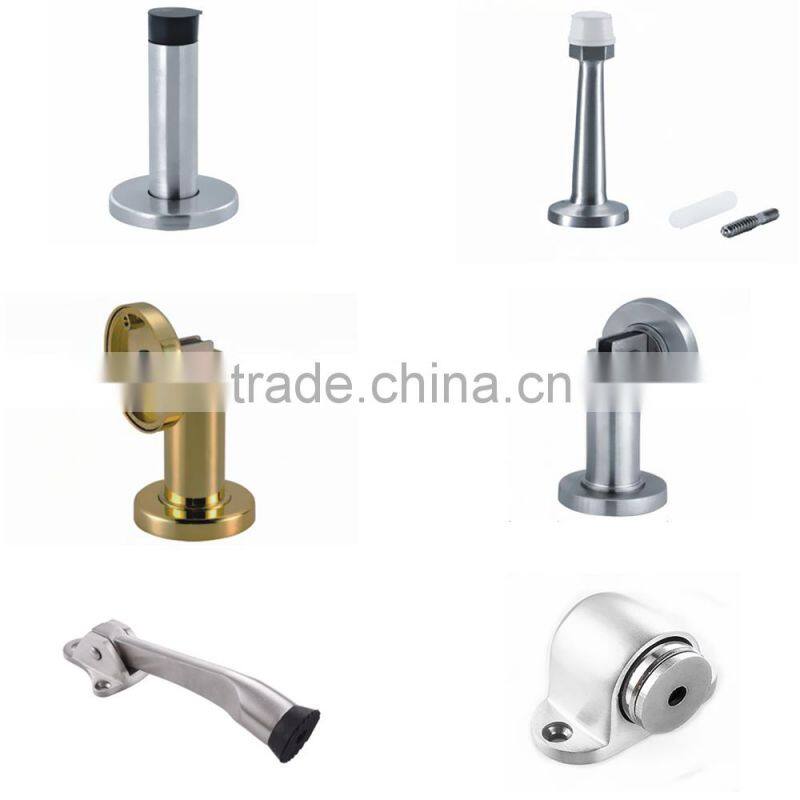 Gilded Floor Mounted Stainless Steel Magnetic Door Stop