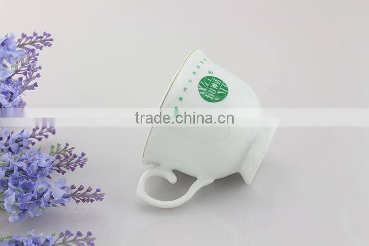 Customized printed tea cup and saucer plate wholesale tea cup set