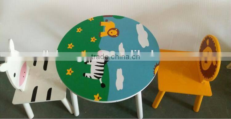 Wooden Children Furniture, Kids Study Table and Chair
