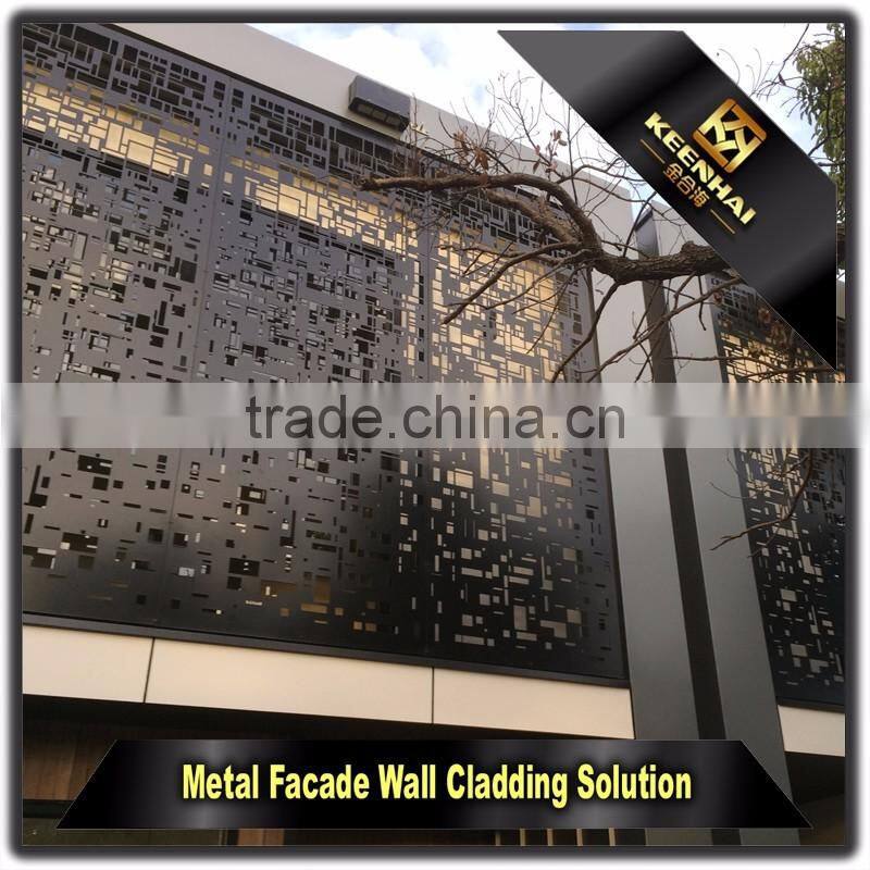 Powder Coated Laser Cutting Aluminium Decorative Wall Panel Outdoor