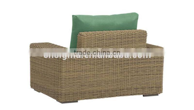 round rattan outdoor furniture single sofa modern sofa seat