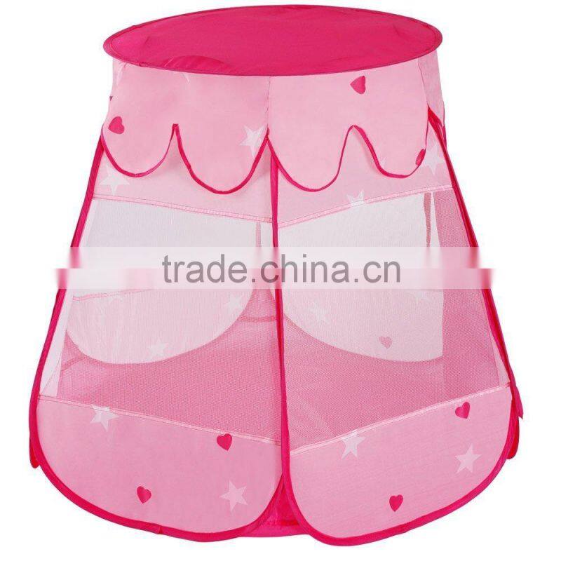 Cute pink balls house girls play tent
