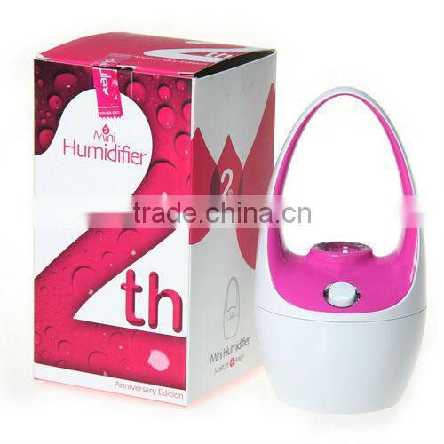 Supply creative fashion usb mini flower basket shape humidifier