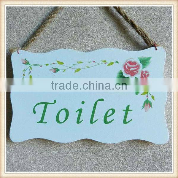 Home Decor toilet wooden sign Plaques