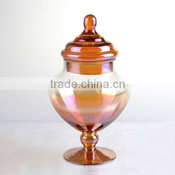 wholesale unique glass christmas candy jay herb storage cookie jars