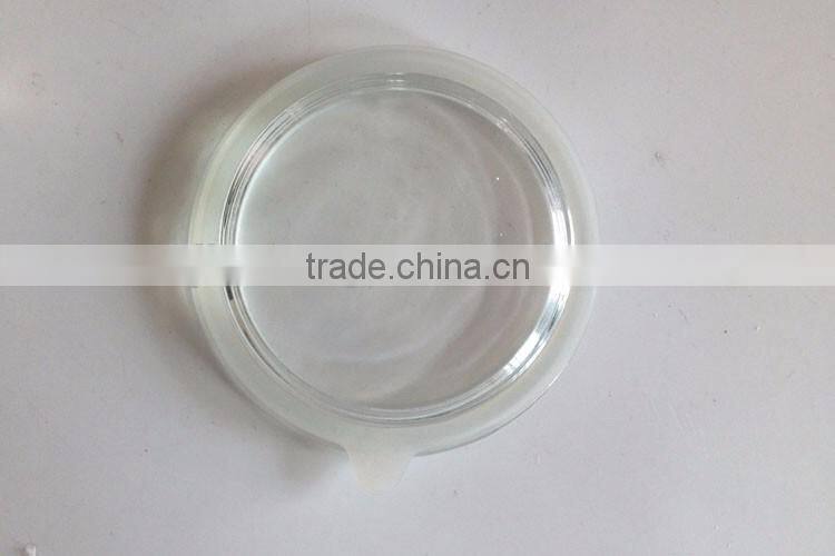 125ml 250ml 540ml lock lid glass jars with sealed silicone rubber gasket ring