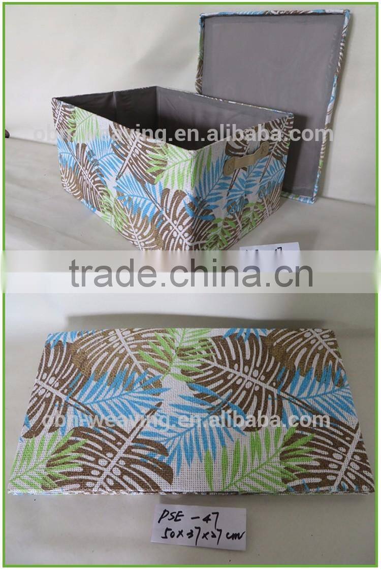 Cheap collapsible foldable fabric basket storage cube basket