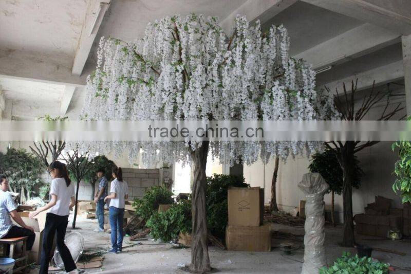 white wisteria flower,wedding stage decoration flower tree wisteria flower