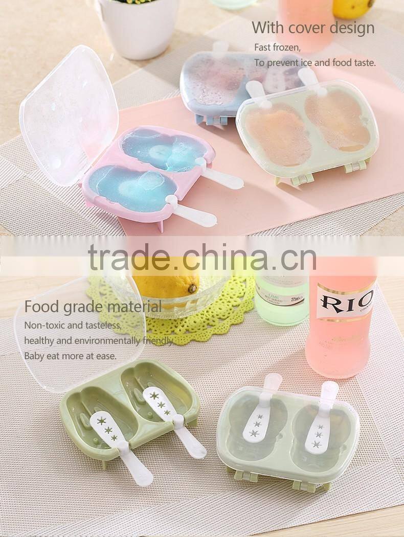 Popsicle Molds Sticks Ice Cream Mold, DIY Jelly Lolly Mould Silicone Ice Tray Pop Popsicle Frozen Maker Tools