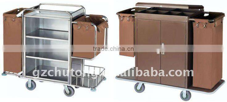Hotel guest room service cart