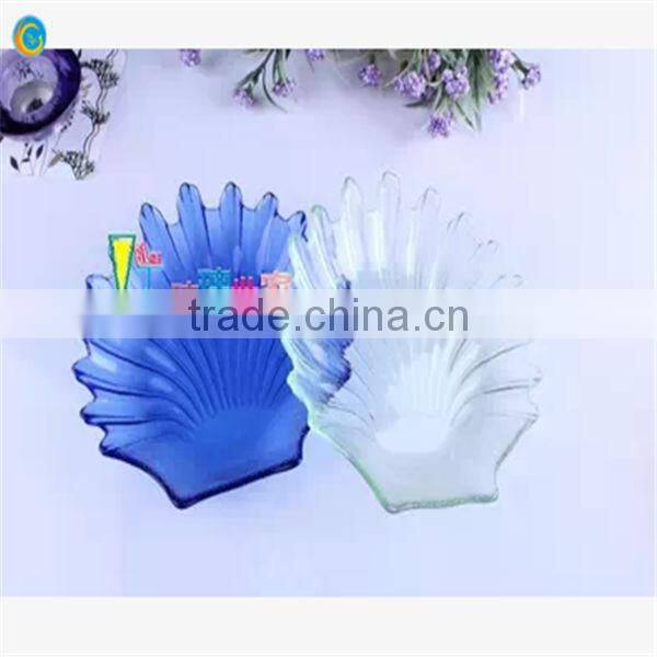 Small Square Glass Plate with Strawberry Decal