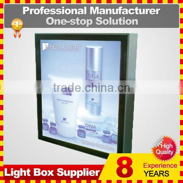 outdoor aluminium or steel frame led display light box