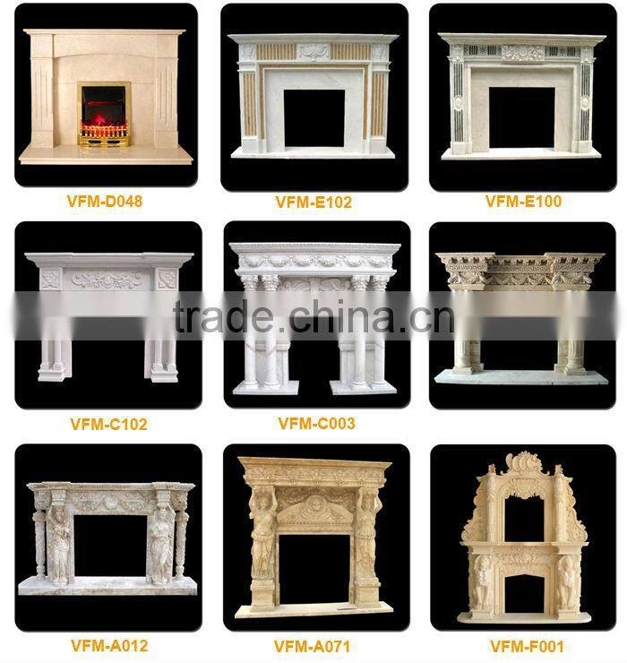 2015 contemporary home decor marble wood burning fireplace mantel
