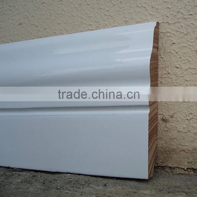 cheap waterproof solid wood baseboard