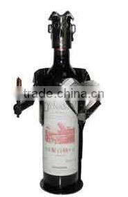 Wrought Iron Wine Bottle Holder j015