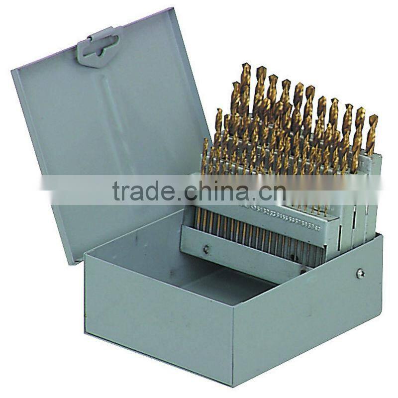 Titanium Nitride Coated High Speed Steel Numbered Drill Bit Set, 60 Piece diamond core drill bit sets diamond drill bit set w