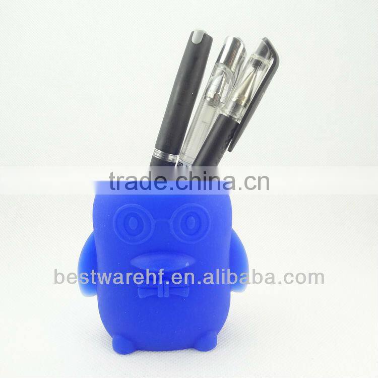 2013 Funny silicone office products,silicone pen case, pen holder