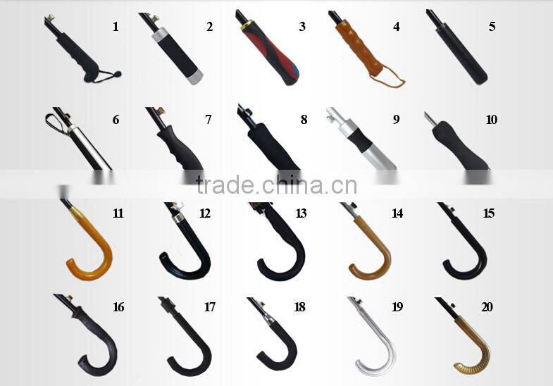 27" golf rainbow 24ribs umbrella in pongee fabric umbrella to south america