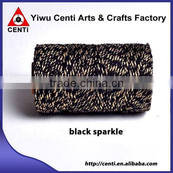 Quality silver sparkle coloured original cotton bakers twine