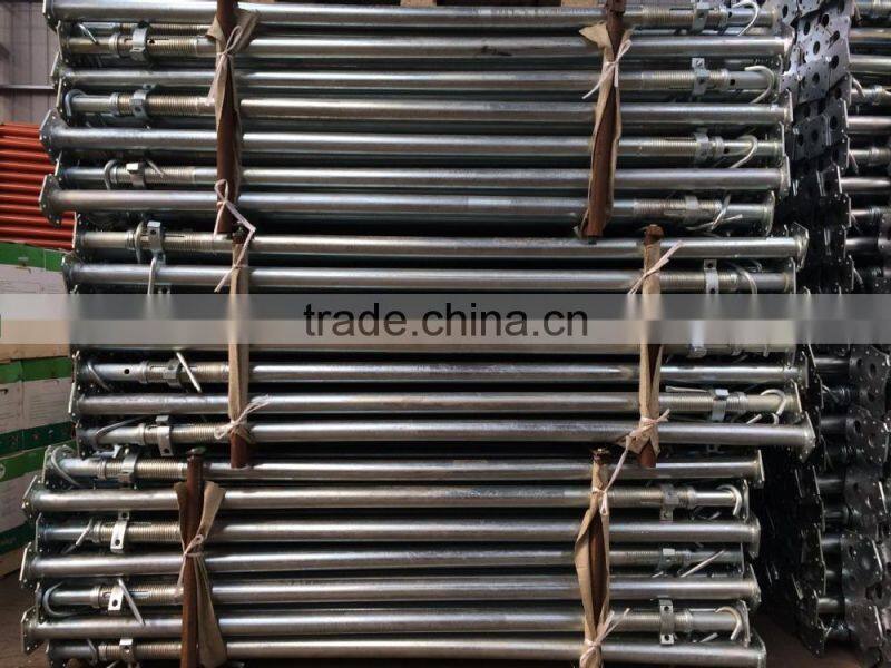 Spray painting, Electrogalvanization,Hot-dip Galvanization Heavy Duty Props types of scaffolding