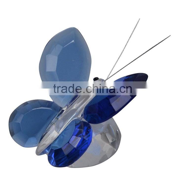 Competitive price Luxurious Design Crystal Butterfly,Elegant Lifelike Butterfly Ornaments Figuring