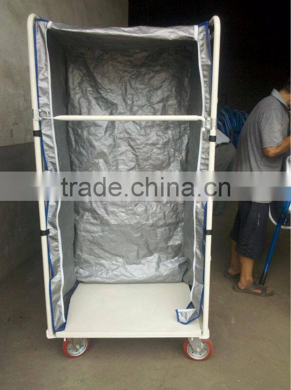 Wholesale Korea Folding Storage Steel Heavy duty Roll Container With Caster RC-01