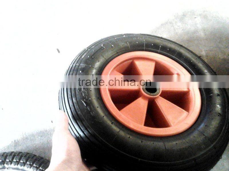 Plastic rim hand truck wheel 4.80/4.00-8
