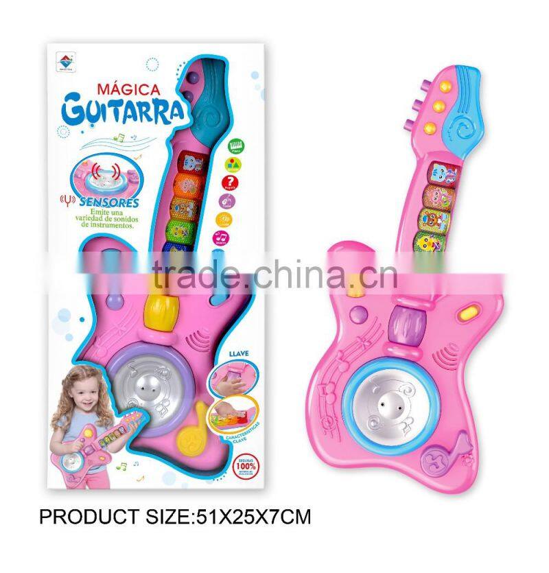 2016 Preschool plastice toy guitar for kids
