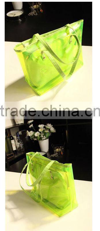 Colorful PVC Handbag Ladies Bag