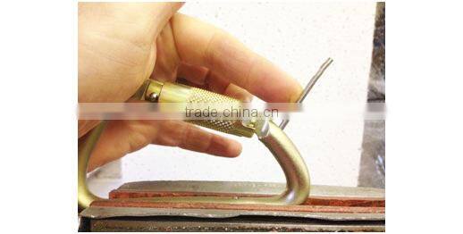 35KN With Captive Pin Connecting Devices Steel D Safety Carabiner Hook