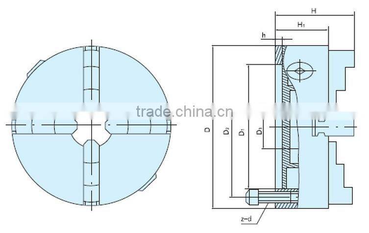 FOUR 4 JAW CHUCK, K12 FOUR 4 JAW SELF CENTRING CHUCK, MACHINE CHUCK