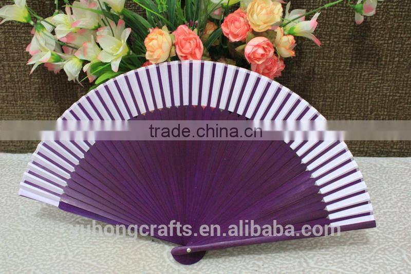 New style silk bamboo fan with flower