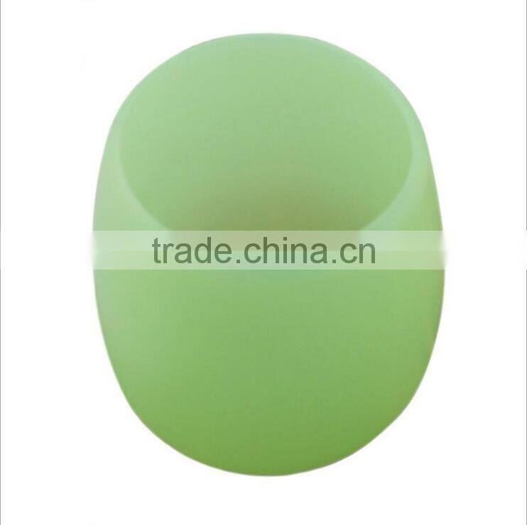 Custom LOGO Wine Cup Food Grade Unbreakable Stemless Cup Cheap Colored Silicone Wine Glasses For Outside Parties