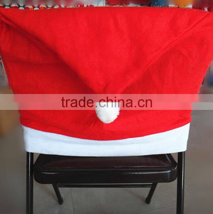 Hot sale cheap christmas santa chair cover wholesale