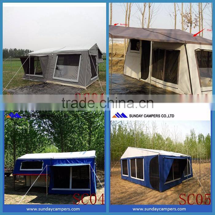 2017 chinese supplier High quality truck camping trailer tent for sale
