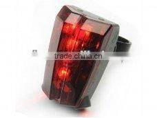 Bike Bicycle Laser Beam 5 LED Rear Tail Light