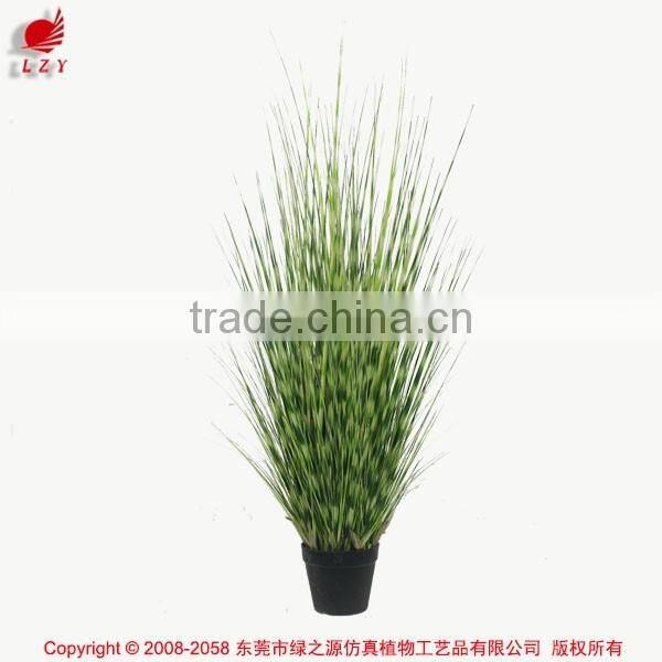 Artificial Potted Grass Synthetic Onion Grass In Pot Fake Grass in Pot for Indoor Decoration