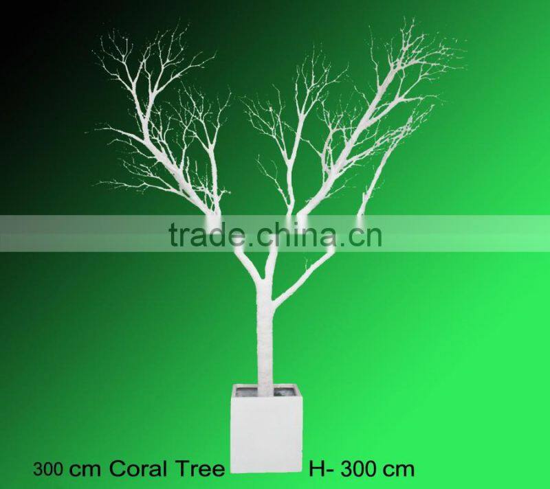 Home wedding decoration artificial dry tree branches coral
