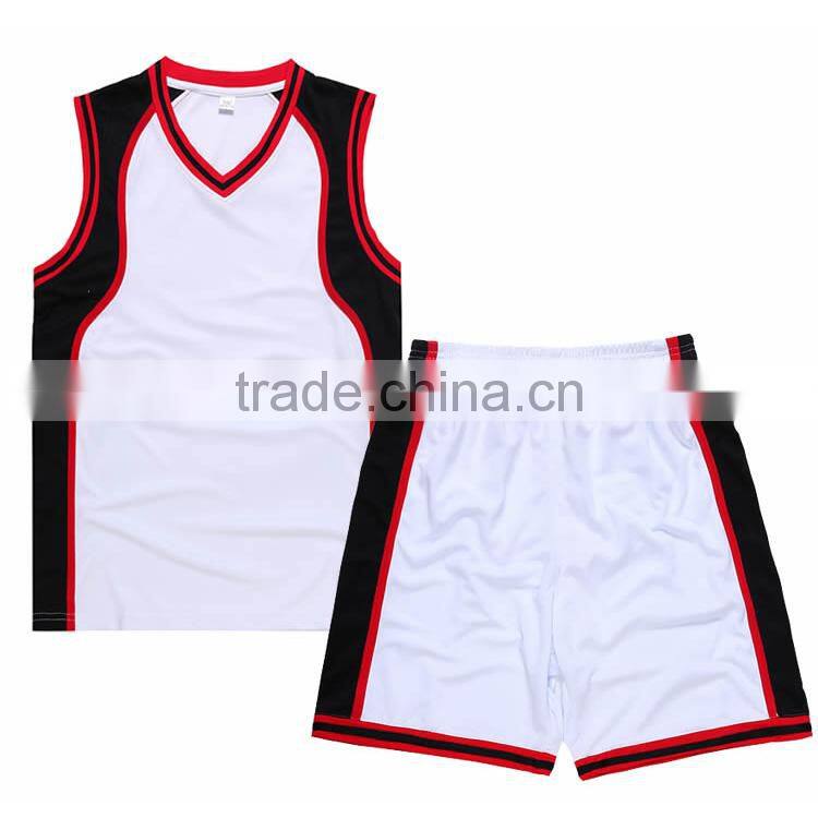 100% Polyersster Sublimation Reversible Basketball Jersey Uniform Design