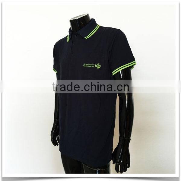 Polo shirt with color decorative