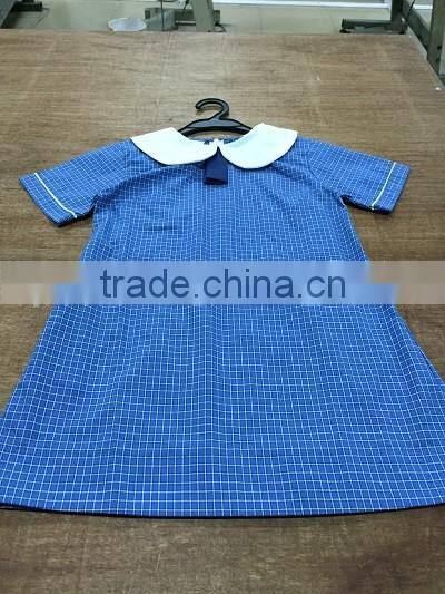 primary school uniform designs kids check fabric school girls pinafore