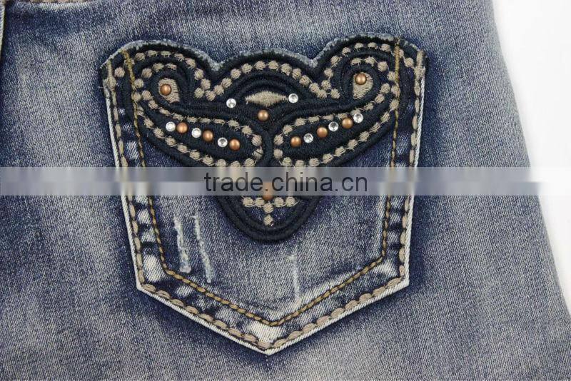 Good quality jeans back pocket embroidery designs