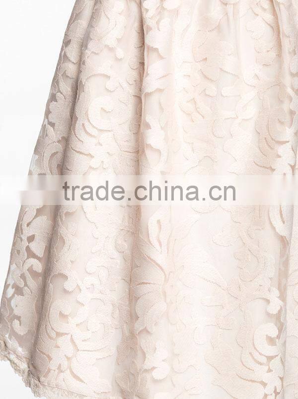 Modern high quality fashion new design ladies' lace overall thick short-sleeved new hot sexy nighty dress