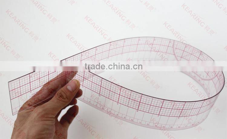 Shanghai kearing grading ruler with 60cm&24 inch for fashion design # 8097
