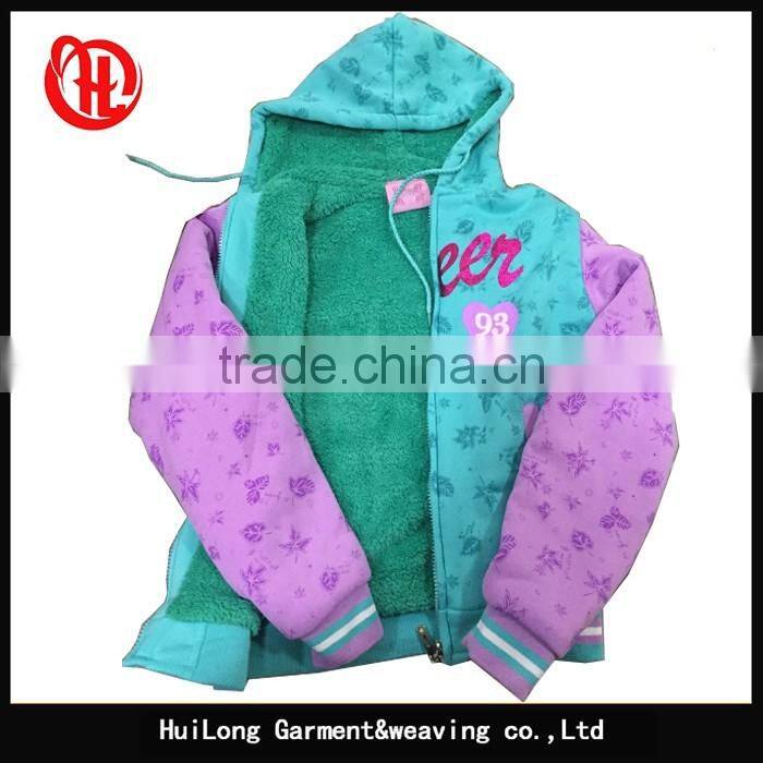 girl's sports suits kids sportswears children fleece clothing sets girls' tracksiut